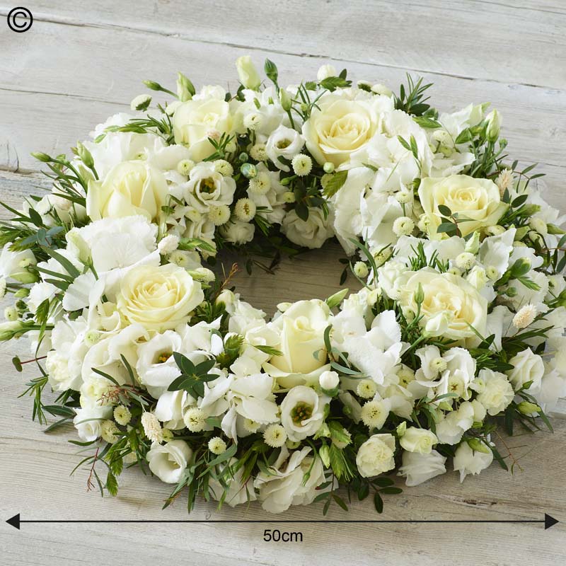 Splendid White Wreath