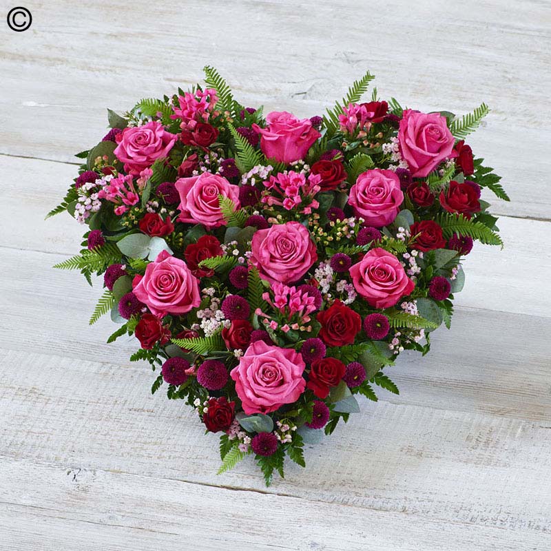 Pink and Red solid Heart