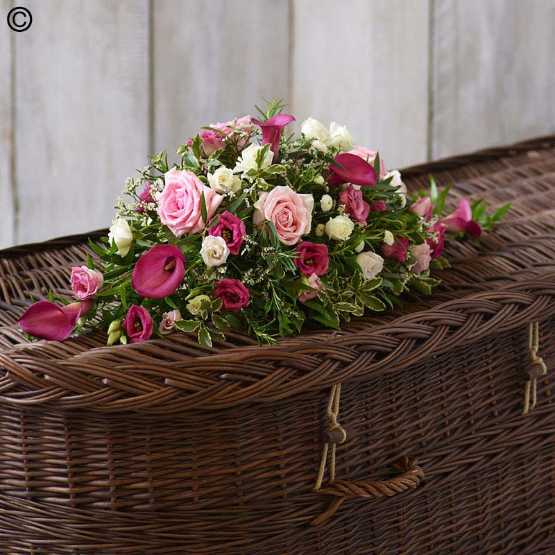 Small Beautiful Pink Casket Spray