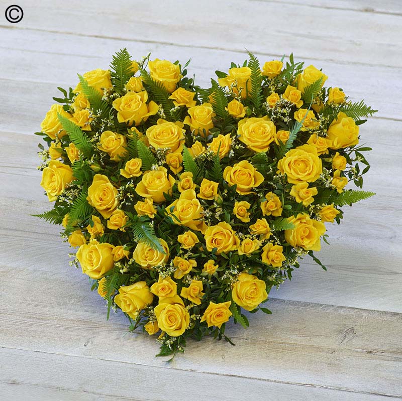 Yellow Delicate Heart
