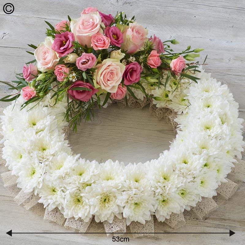 Traditional Pink Wreath
