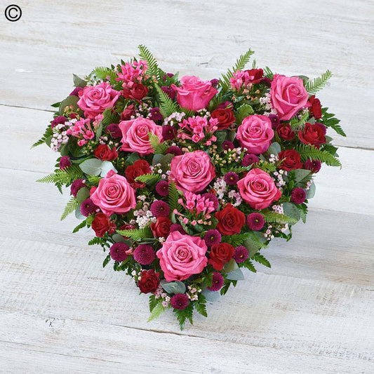 Pink and Red solid Heart