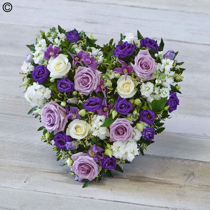 Lilac Solid Heart