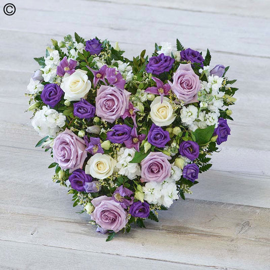 Lilac Solid Heart